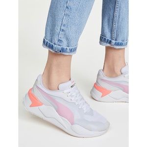 PUMA 
RS-X Plas Tech Sneakers 
Rosewater, 8.5